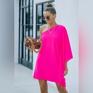 NWT Lavender J One Shoulder Dress – Size Large